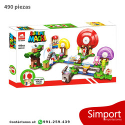 Caza del Tesoro de Toad con Mario Bross - 490 piezas