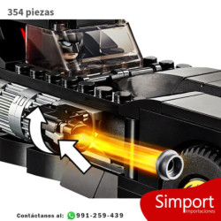 Batimovil persecución del Jocker - DC Comics - 354 piezas