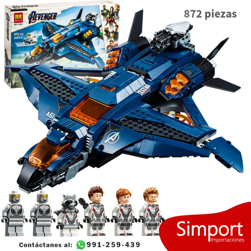 Quinjet Avengers  - Marvel - 872 piezas