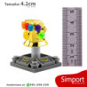 Guante de Thanos Cromado -  Marvel - Minifigura