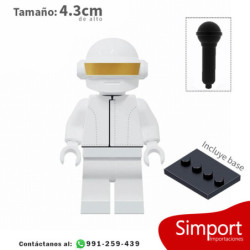 Daft Punk - Thomas Bangalter - Traje White - Artistas - Minifigura