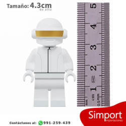 Daft Punk - Thomas Bangalter - Traje White - Artistas - Minifigura