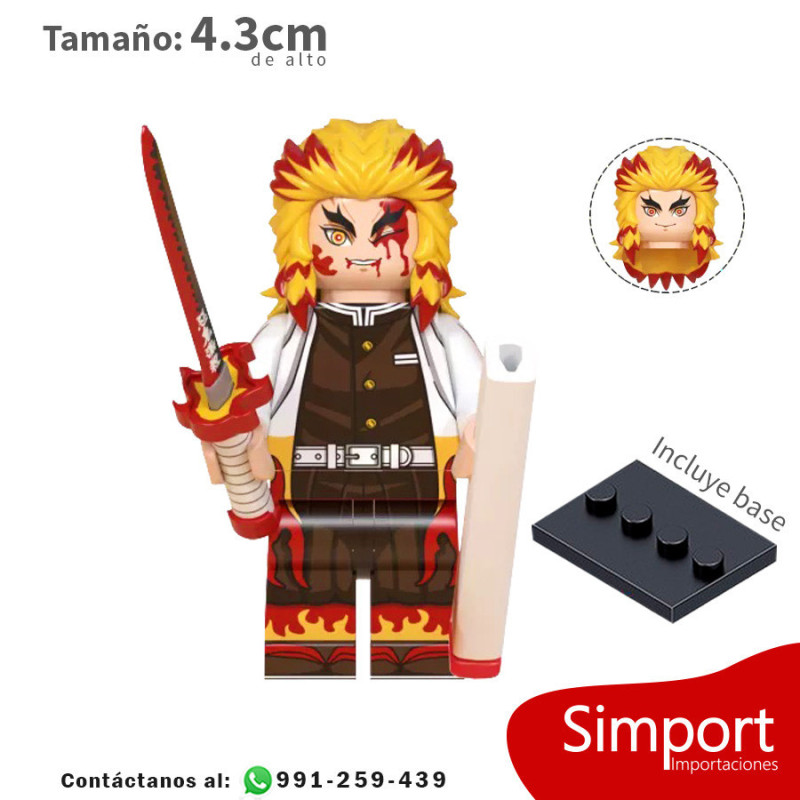 Rengoku Kyoujurou v2 - Demon Slayer - Minifigura