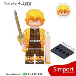 Zenitsu Agatsuma - Demon Slayer - Minifigura