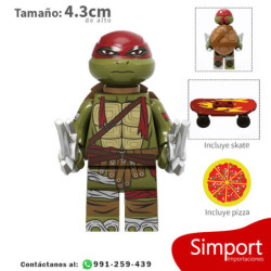 Raphael - Tortugas Ninja - Minifigura
