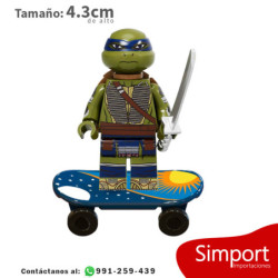 Leonardo - Tortugas Ninja - Minifigura