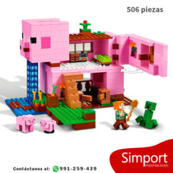 La Casa del Cerdo  - Minecraft - 506 piezas