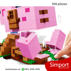 La Casa del Cerdo  - Minecraft - 506 piezas