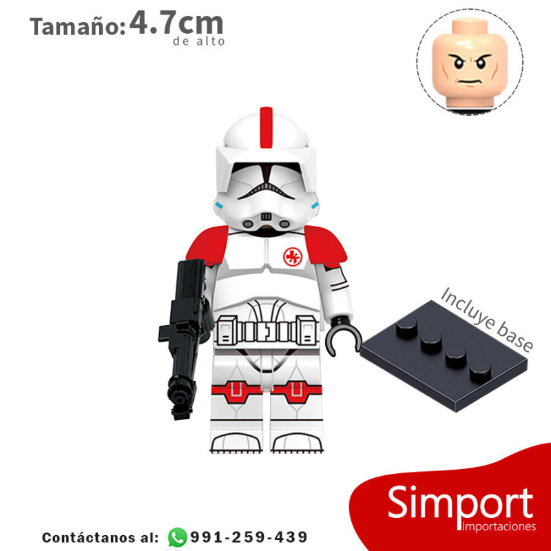 Medic Clone trooper - Star Wars - Minifigura