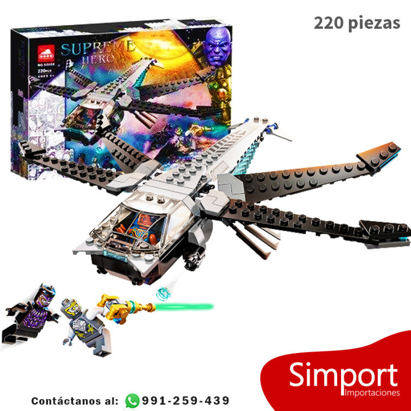Dragon Flyer de Pantera Negra Black Panter  - Marvel - 220 piezas