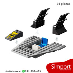 Caza del pinguino en la lancha - Batimovil - DC Comics - 64 piezas