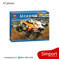 Stunt Truck  - City Bela - 97 piezas