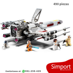 Nave X-Wing White de Luke skywalker  v2021 - Star Wars  - 490 piezas