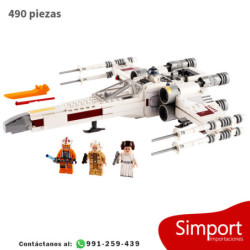 Nave X-Wing White de Luke skywalker  v2021 - Star Wars  - 490 piezas