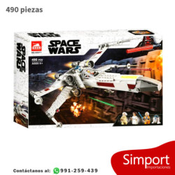 Nave X-Wing White de Luke skywalker  v2021 - Star Wars  - 490 piezas