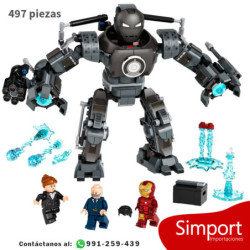 Iron Man caos de Iron Monger  - Avengers - Marvel - 497 piezas