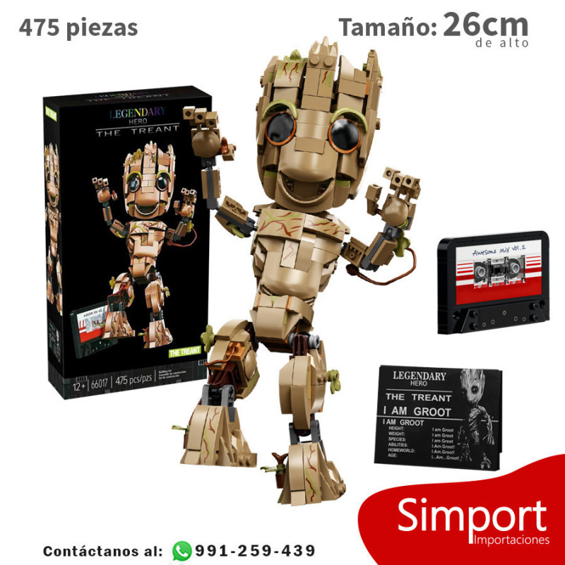 Groot  - Marvel - 475 piezas