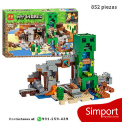 La mina del creeper - Minecraft - 852 piezas