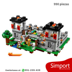 La fortaleza  - Minecraft - 990 piezas