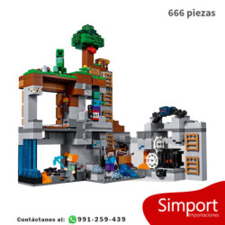Las aventuras subterráneas - Minecraft - 666 piezas