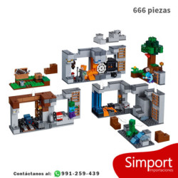 Las aventuras subterráneas - Minecraft - 666 piezas