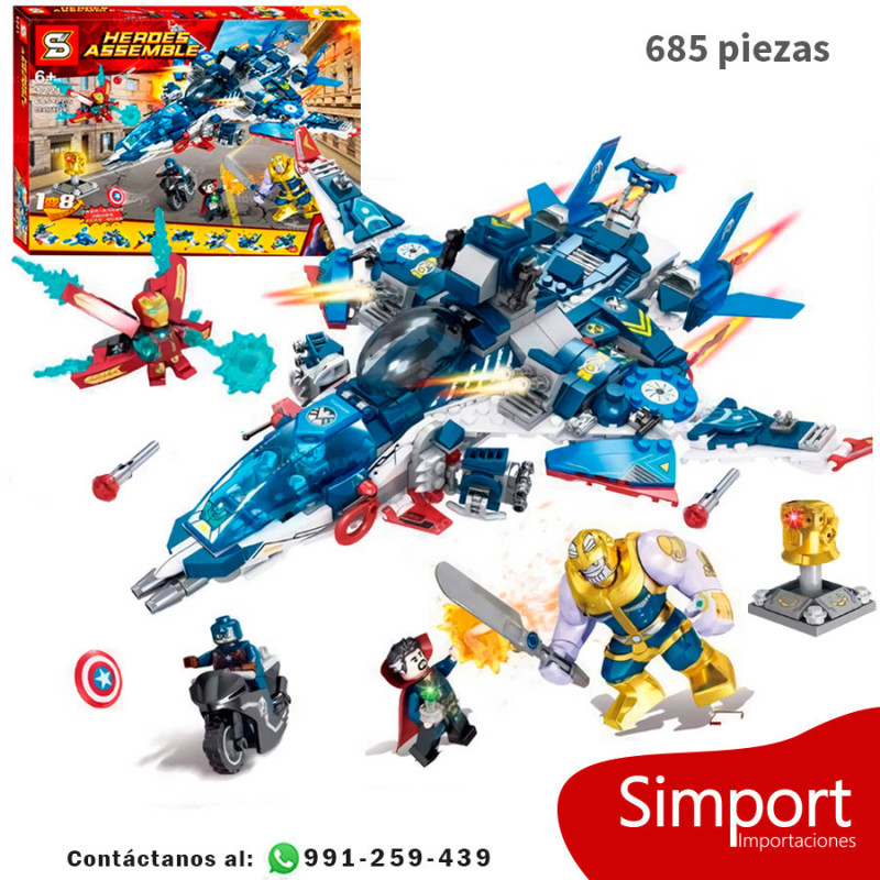 Quinjet  V2  - Marvel  - 685 piezas