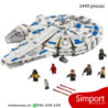 Halcón Milenario Kessel Run  - Star Wars  - 1449 piezas