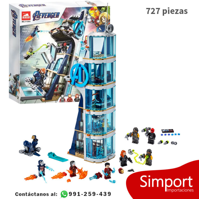 Batalla en la Torre de los Vengadores  - Marvel - 727 piezas