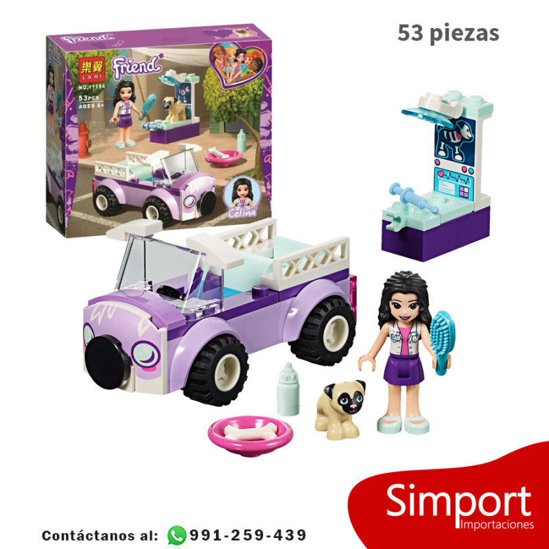 Clinica Veterinaria Móvil de Emma - Friends  - 53 Piezas