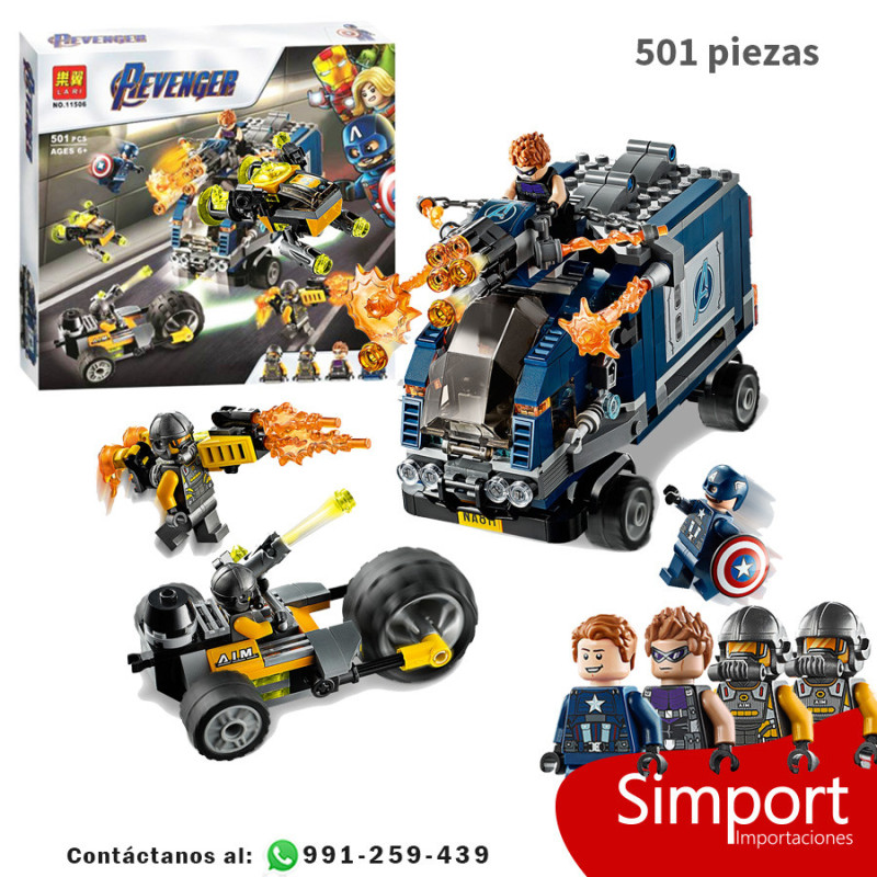 Vengadores Derribo del Camión - Avengers  - Marvel - 501 piezas