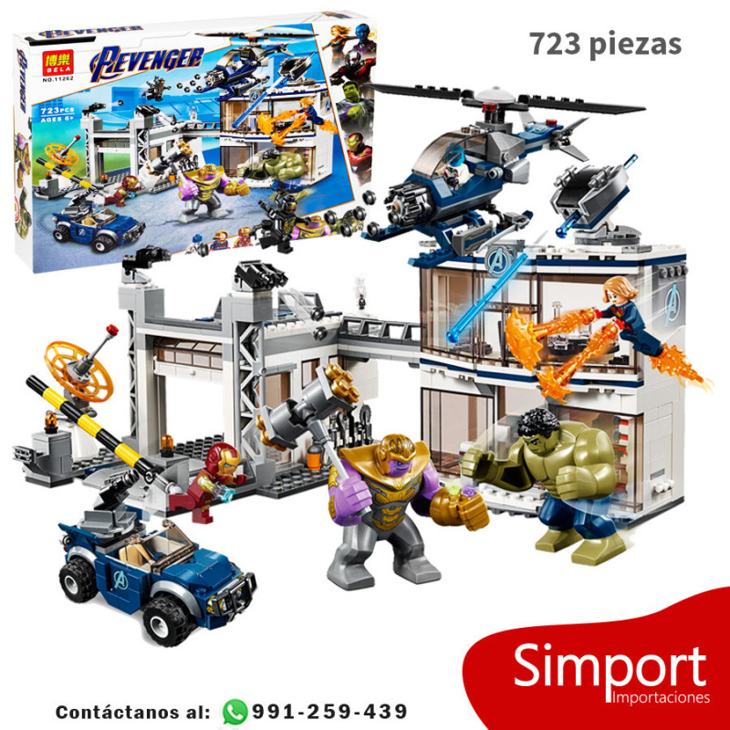 Batalla en el Complejo de los Vengadores - Avengers - Marvel - 723 piezas