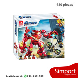 Hulkbuster de Iron Man vs. Agente de A.I.M.  - Marvel - 480 piezas