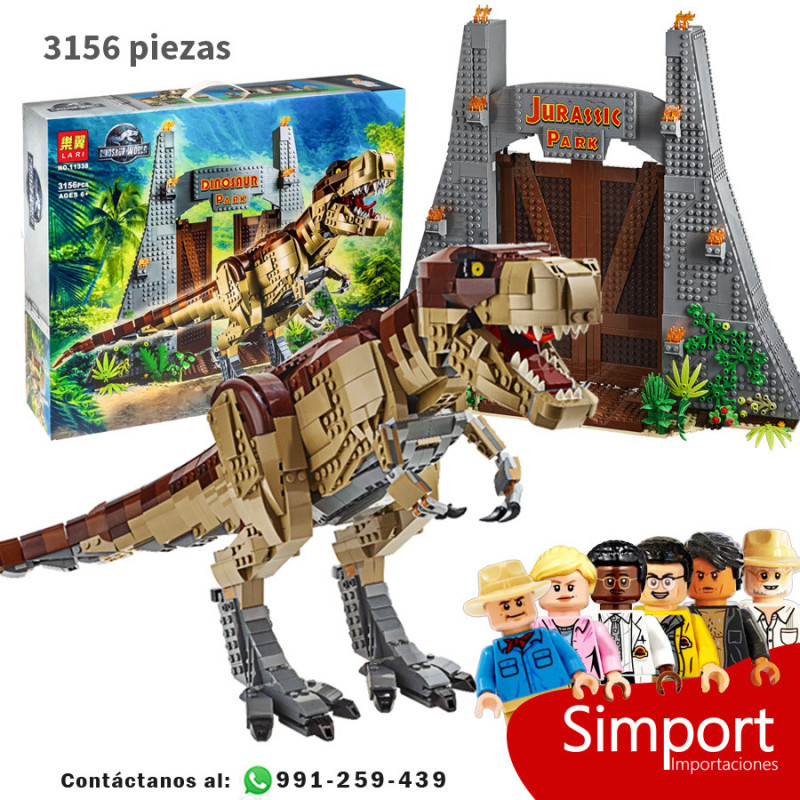 Parque Jurásico Caos del T. rex - Jurassic World - 3156 piezas