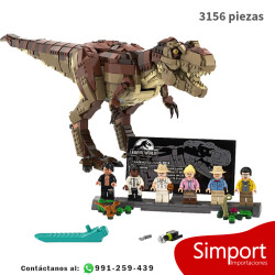 Parque Jurásico Caos del T. rex - Jurassic World - 3156 piezas