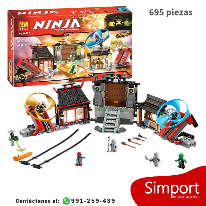 Área de Entrenamiento de Airjitzu  - Ninjago - 695 piezas