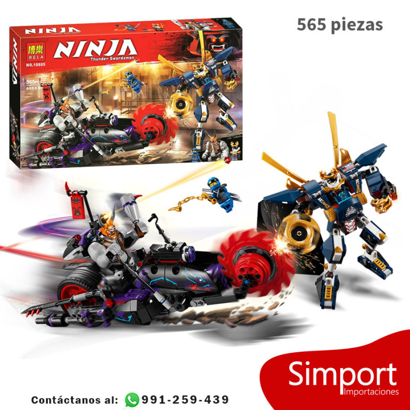 Killow vs Samurái X - Ninjago  - 565 piezas
