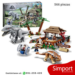 Indominus Rex vs Ankylosaurus - Jurassic World - 566 piezas