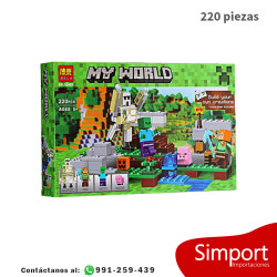 El gólem de hierro - Minecraft  - 220 piezas