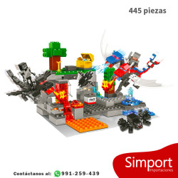 Batalla de Dragones  - Minecraft - 445 piezas