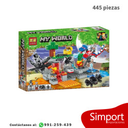 Batalla de Dragones  - Minecraft - 445 piezas