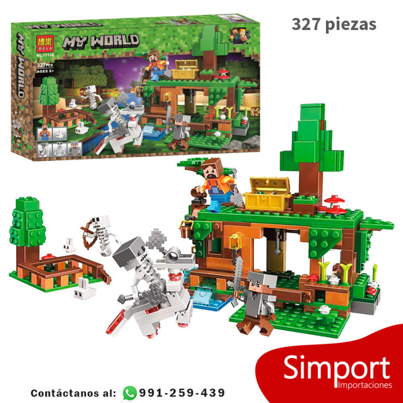 Batalla por tesoros  - Minecraft - 327 piezas