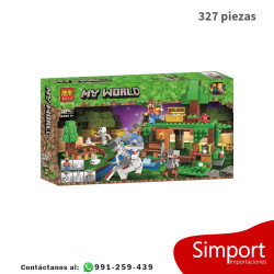 Batalla por tesoros  - Minecraft - 327 piezas