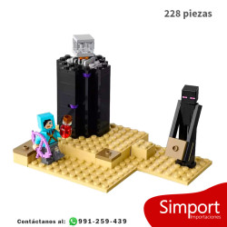 La última batalla en el End - Minecraft - 228 piezas