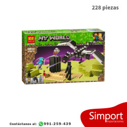 La última batalla en el End - Minecraft - 228 piezas