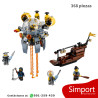Submarino medusa volador - Ninjago  - 368 piezas