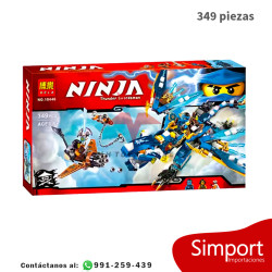 Dragón elemental de Jay  - Ninjago - 349 piezas