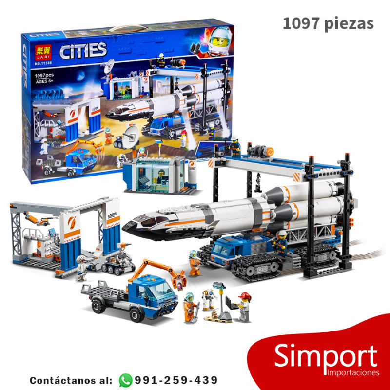 Ensamblaje y Transporte del Cohete - City  - 1097 piezas