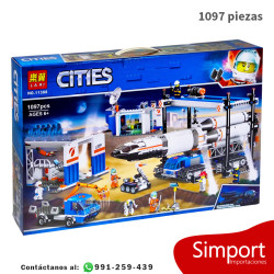 Ensamblaje y Transporte del Cohete - City  - 1097 piezas