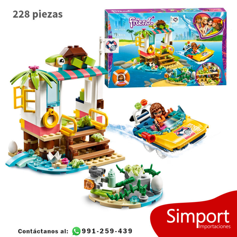 Misión de Rescate Tortugas - Friends  - 228 piezas