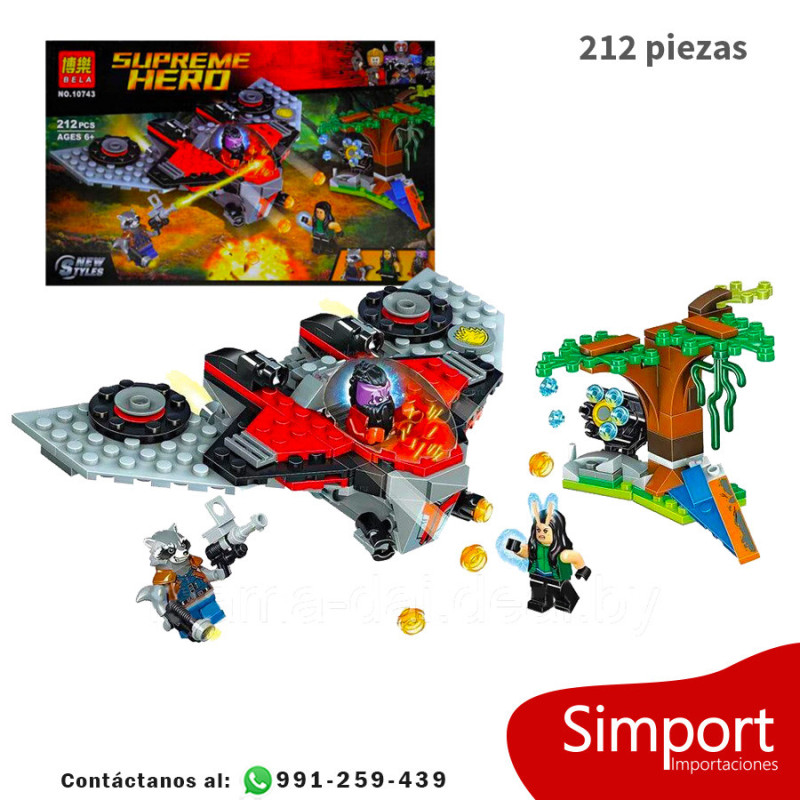 Ataque de Ravager  - Marvel - 212 piezas